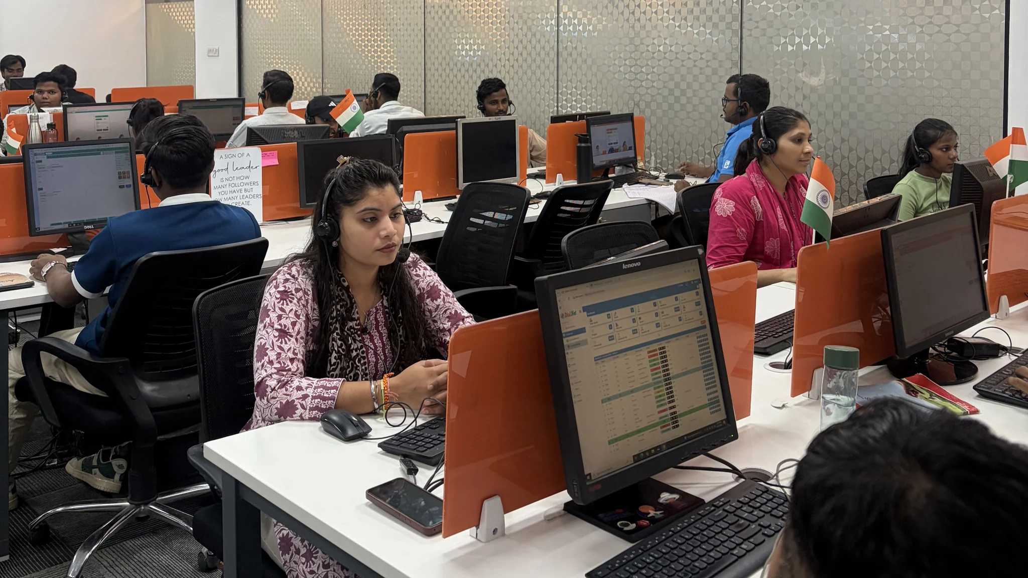 ARUNASUN team at computer workstations